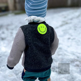 Chenille Patch “Smiley” x Neon