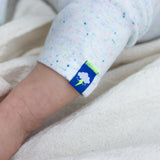 3er Set Weblabel „Donnerwetter“ x Blau