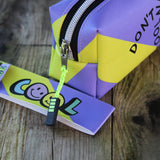 Zipper Reflex Schlaufe x Neongelb