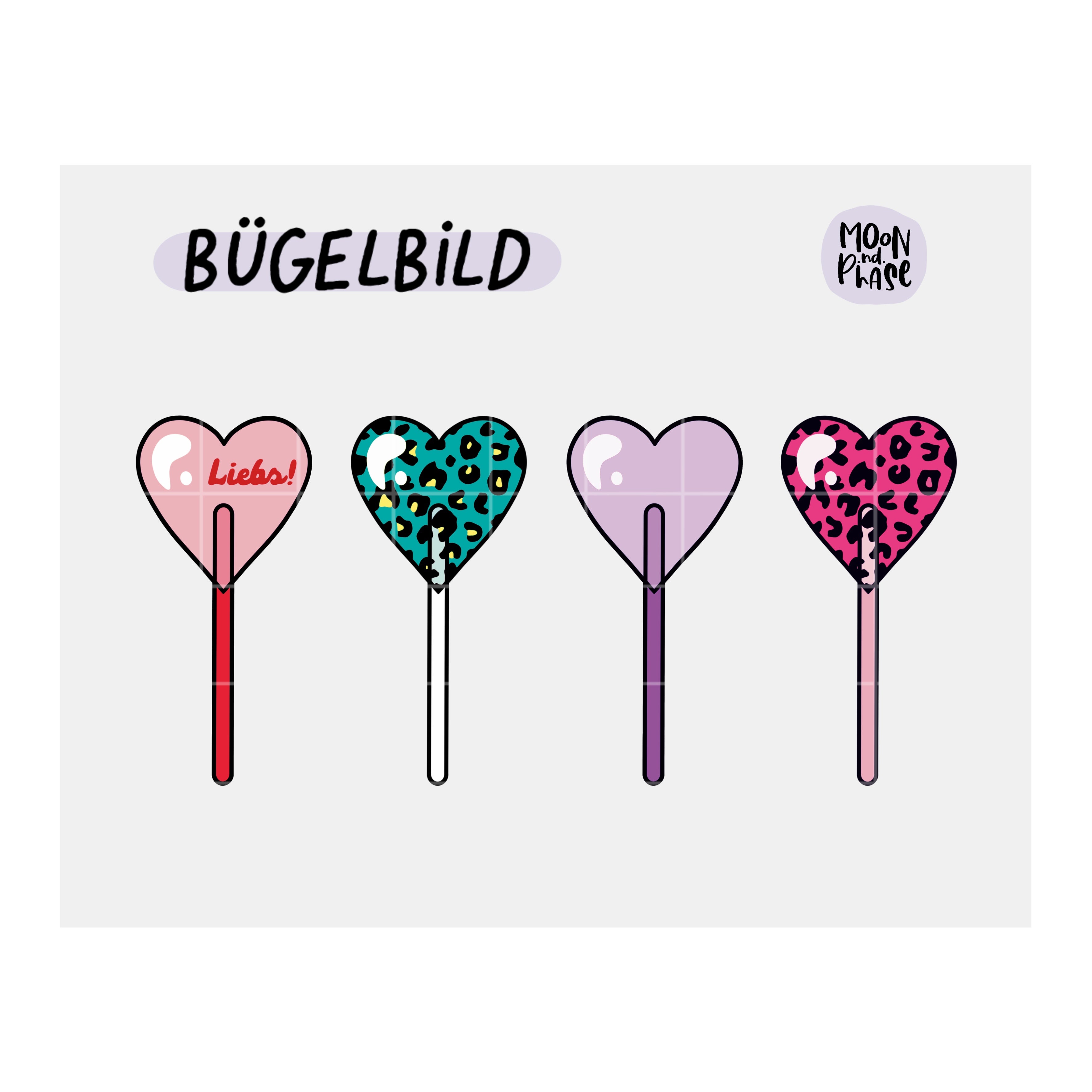 Bügelbild „Lollipops“ #3