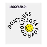 Bügelbild „Don‘t lose your coolness“ x Schwarz