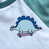 Bügelbild „Skate Dino“