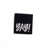Set of 3 web labels “Yay, I made this”