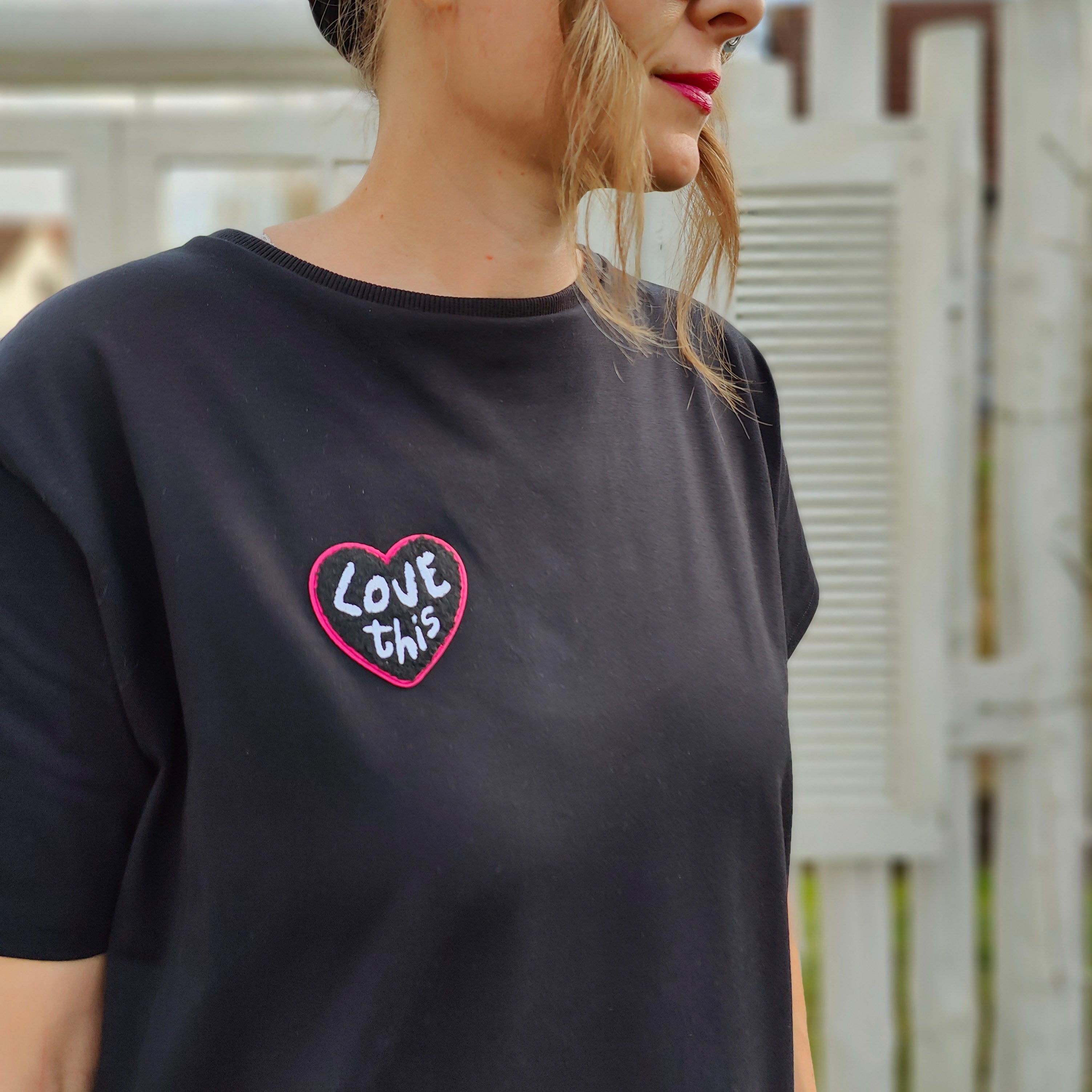 Chenille Patch „Love it“