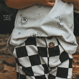 Kokosnussknopf „Checkerboard“