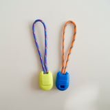1 Meter Geflochtene Kordel x Ø2mm x Neon/Blau/Weiß