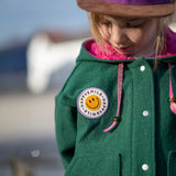 Embroidered iron-on patch “Happy Smile”