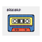 Bügelbilder „8-bit Mixtapes“ verschiedene Farben