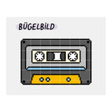 Bügelbilder „8-bit Mixtapes“ verschiedene Farben