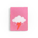 3er Set Weblabel „Donnerwetter“ x Rosa