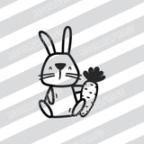 Lucky Bunny Version 1 PNG File