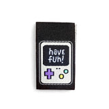 Set of 3 web labels Gameboy “Have fun”