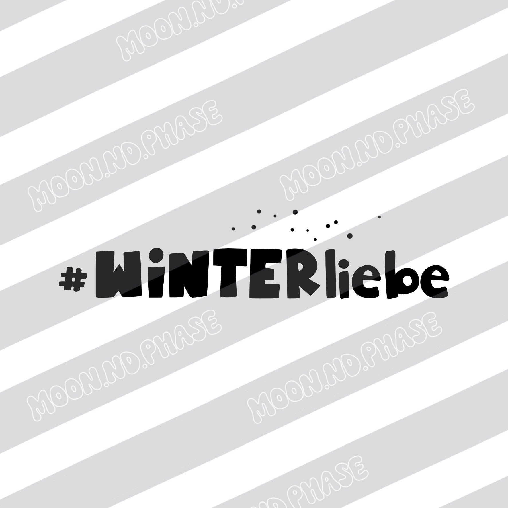 Winter Hashtags PNG File