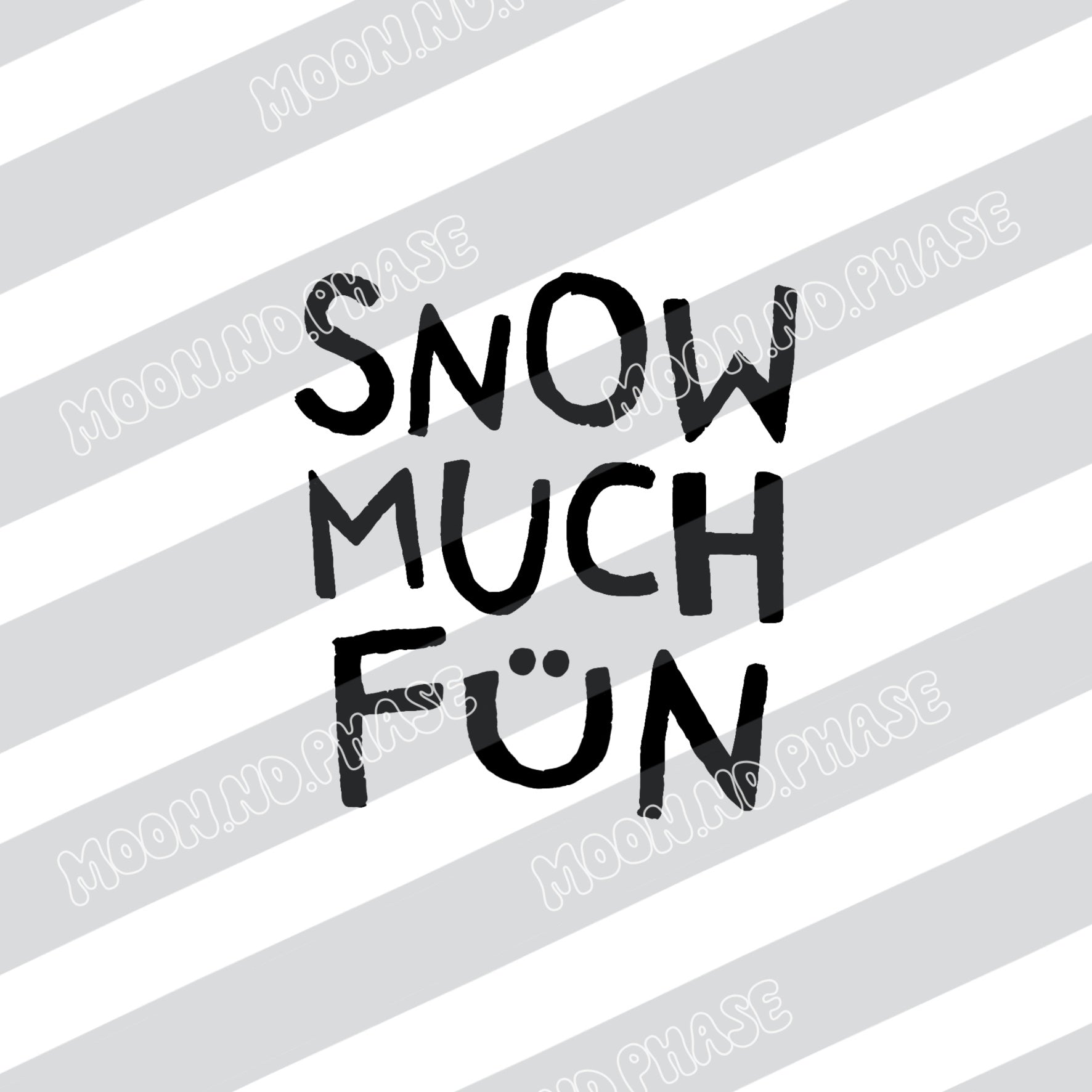 Snow much fun PNG Datei