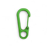 Lobster clasp carabiner for pendant x green