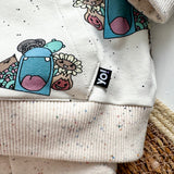 Set of 3 woven labels “Yo!”