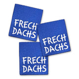 Set of 3 woven labels “Cheeky Badger”