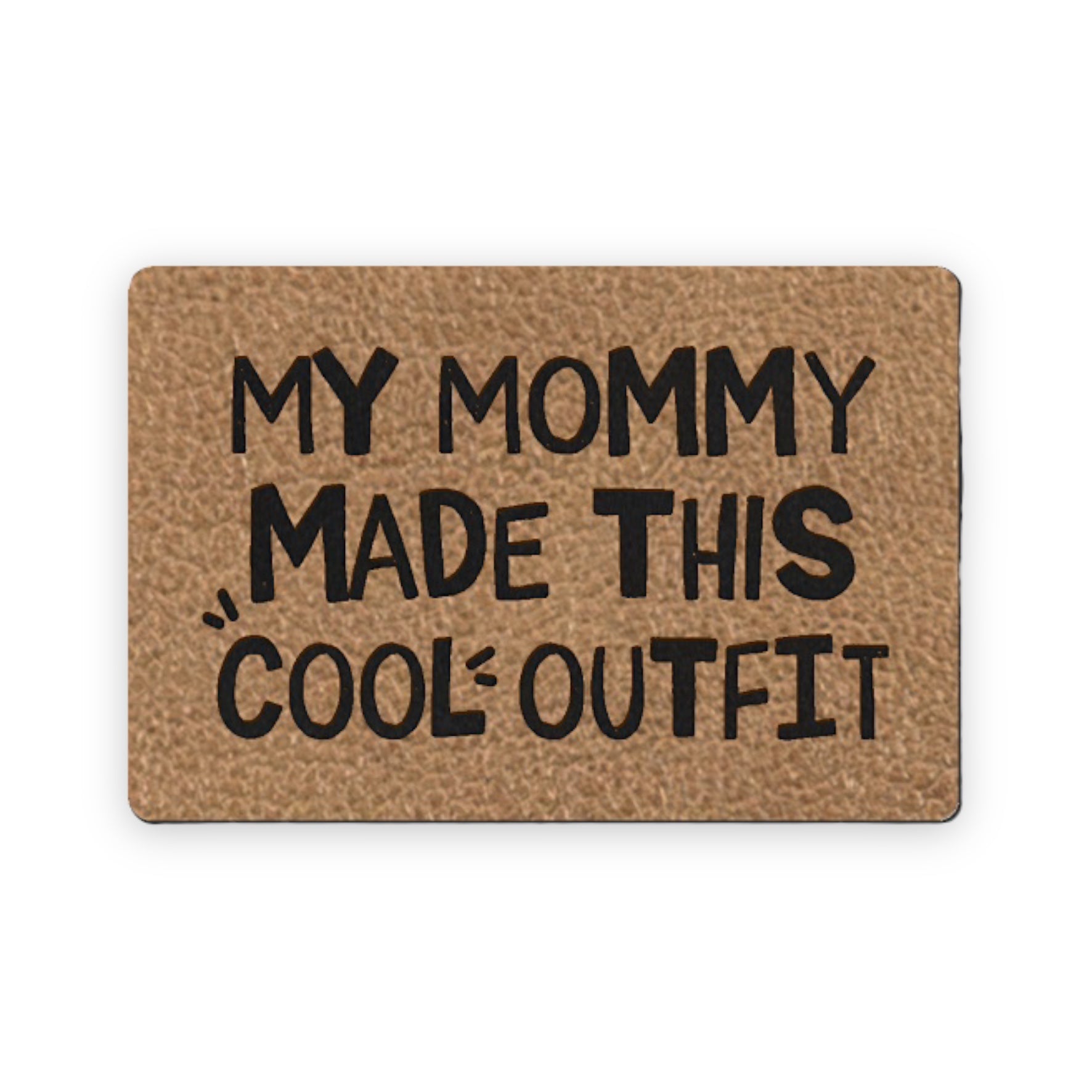 Kunstleder Label „Mommy made this“