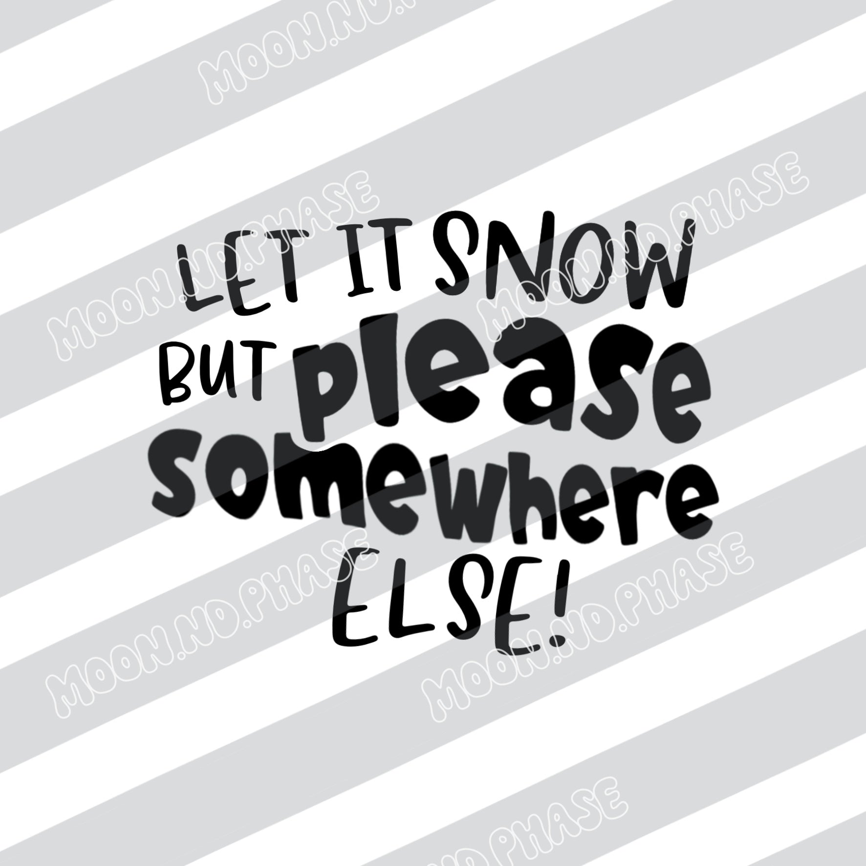 Let it snow PNG Datei