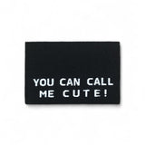 Set of 3 web labels “You can call me cute!”