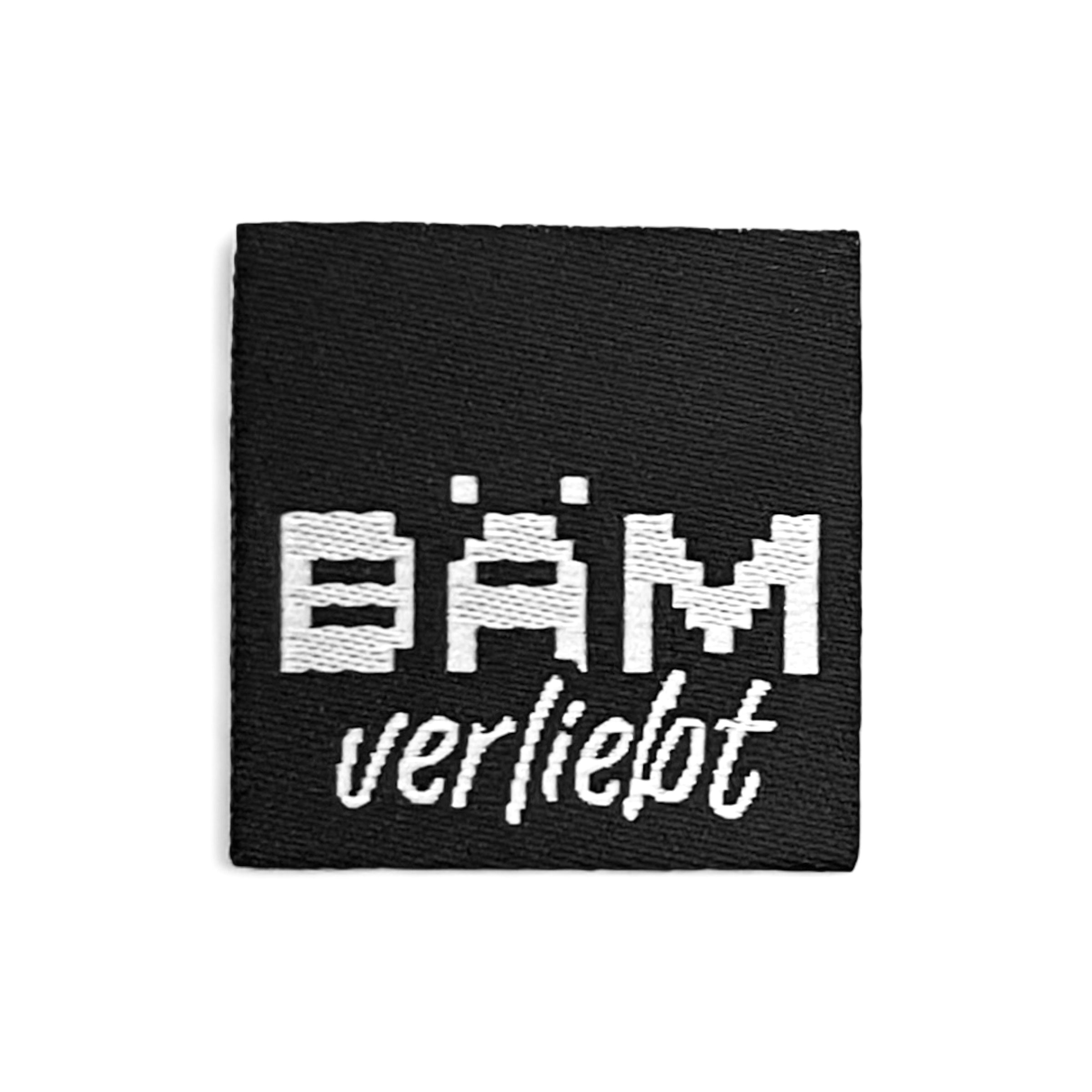 3er Set Weblabel “BÄM verliebt”