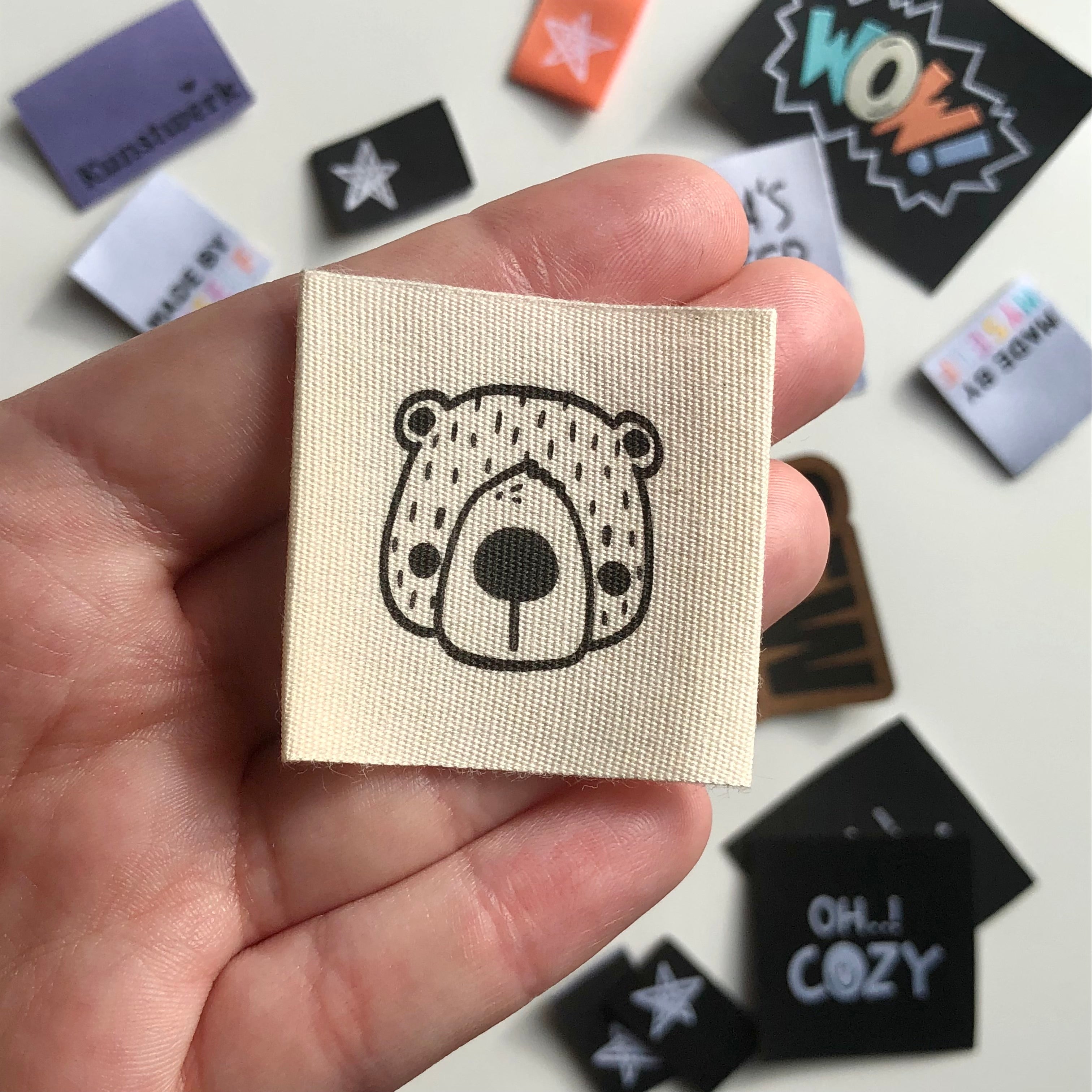 Cotton label “Bear”