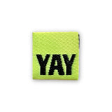 3er Set Weblabel „YAY“