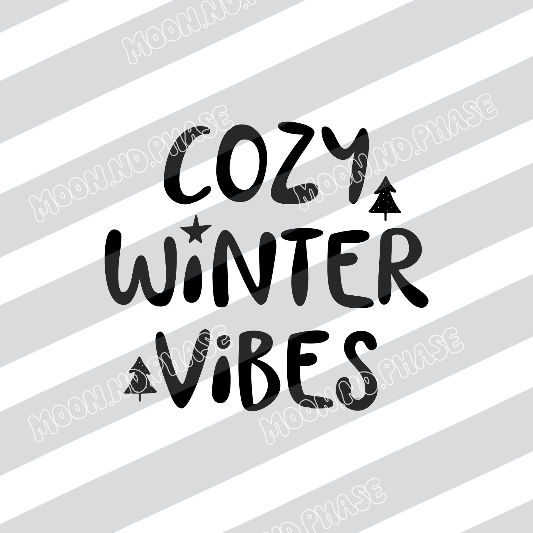 Cozy Winter Vibes PNG Datei