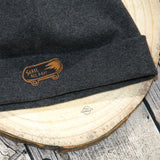 Faux leather label “Skateboard”