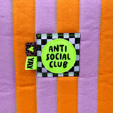 Webpatch „Anti Social Club“ - Neongelb