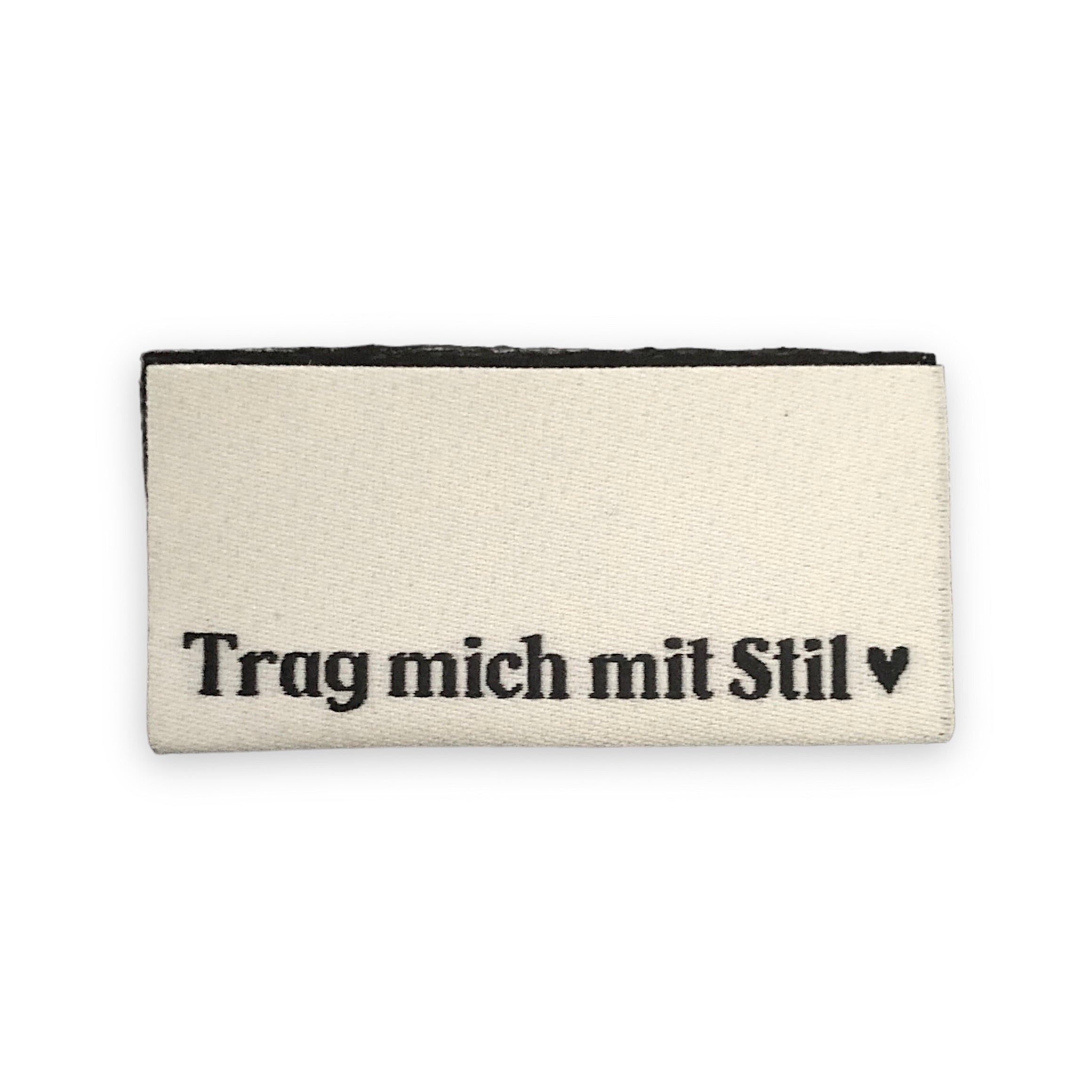 3er Set Weblabel “Trag mich mit Stil”