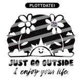 Go outside & enjoy life PNG Datei