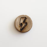 Coconut button “Lightning”