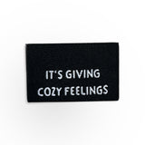 3er Set Weblabel „It‘s giving cozy feelings“