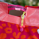 2 Mini Pompom Anhänger mit Öse x Neonpink