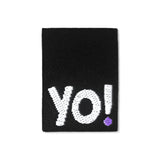 Set of 3 woven labels “Yo!”