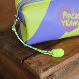 1 Meter Geflochtene Kordel x Neon/Blau/Weiß