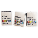 Set of 3 web labels “There’s only good stuff in here”