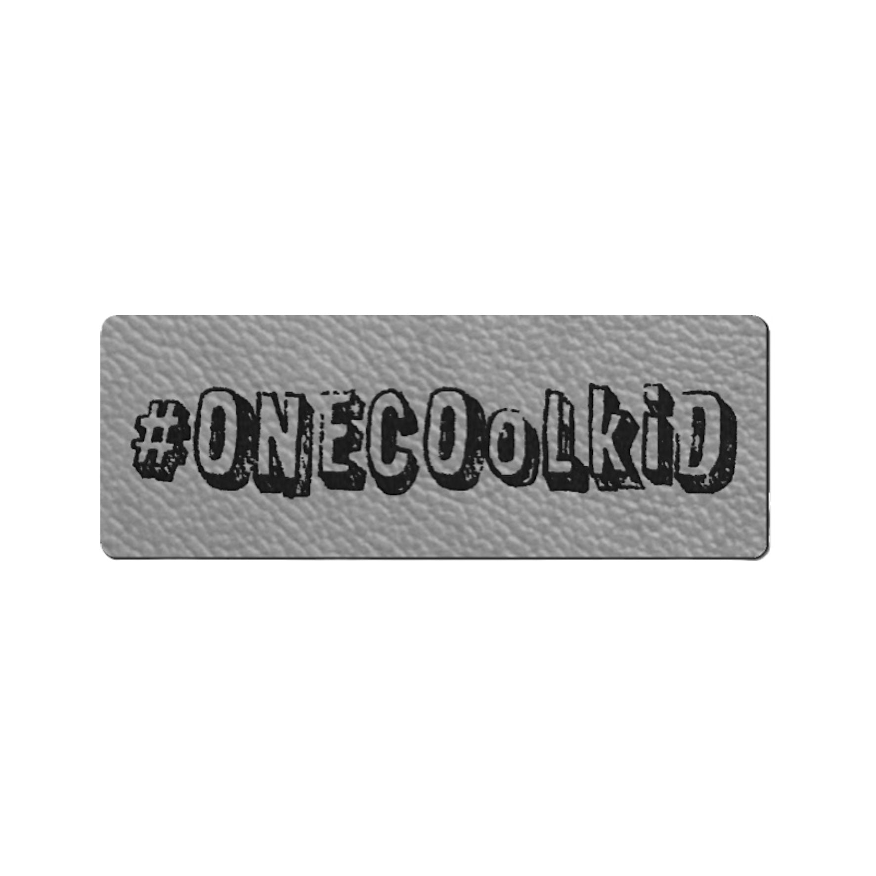 Kunstleder Label „#ONECOOLKiD“