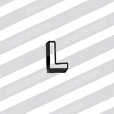 Children's sizes letters PNG file