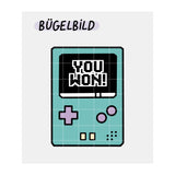 Iron-on patch “Gameboy” x turquoise