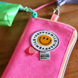 Embroidered iron-on patch “Happy Smile”