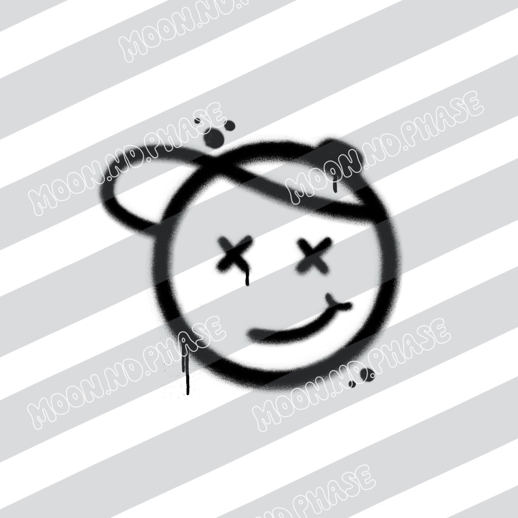 Graffiti Smiley PNG Datei