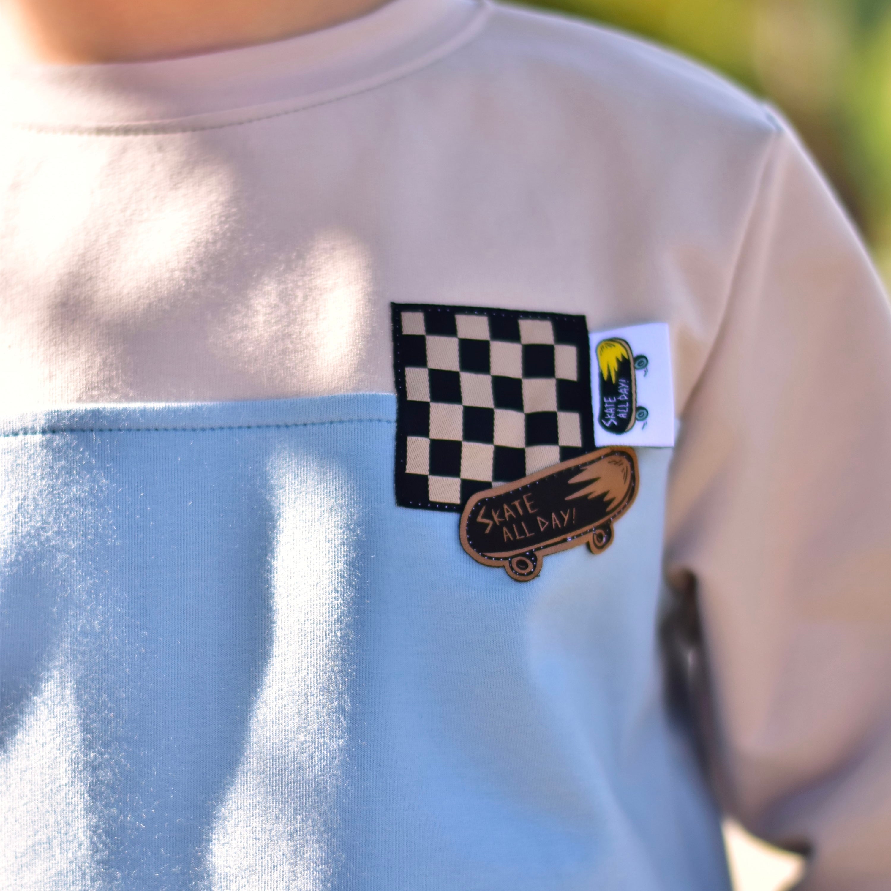 Weblabel „Checkerboard“ beige