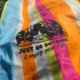 Go outside & enjoy life PNG Datei
