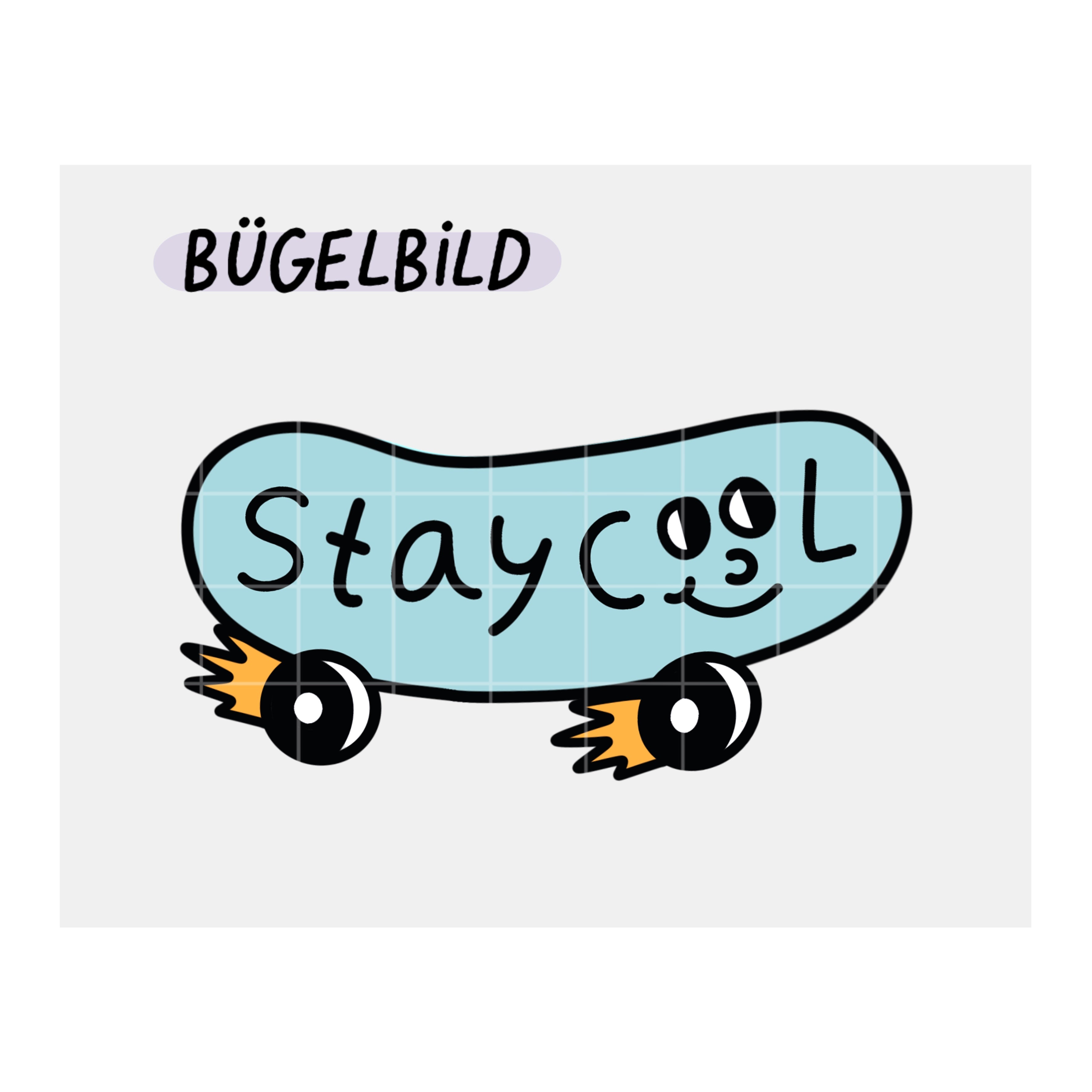 Bügelbild “Stay cool”