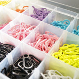 Lobster clasp carabiner for pendant x light pink