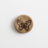 Coconut button “Butterfly”