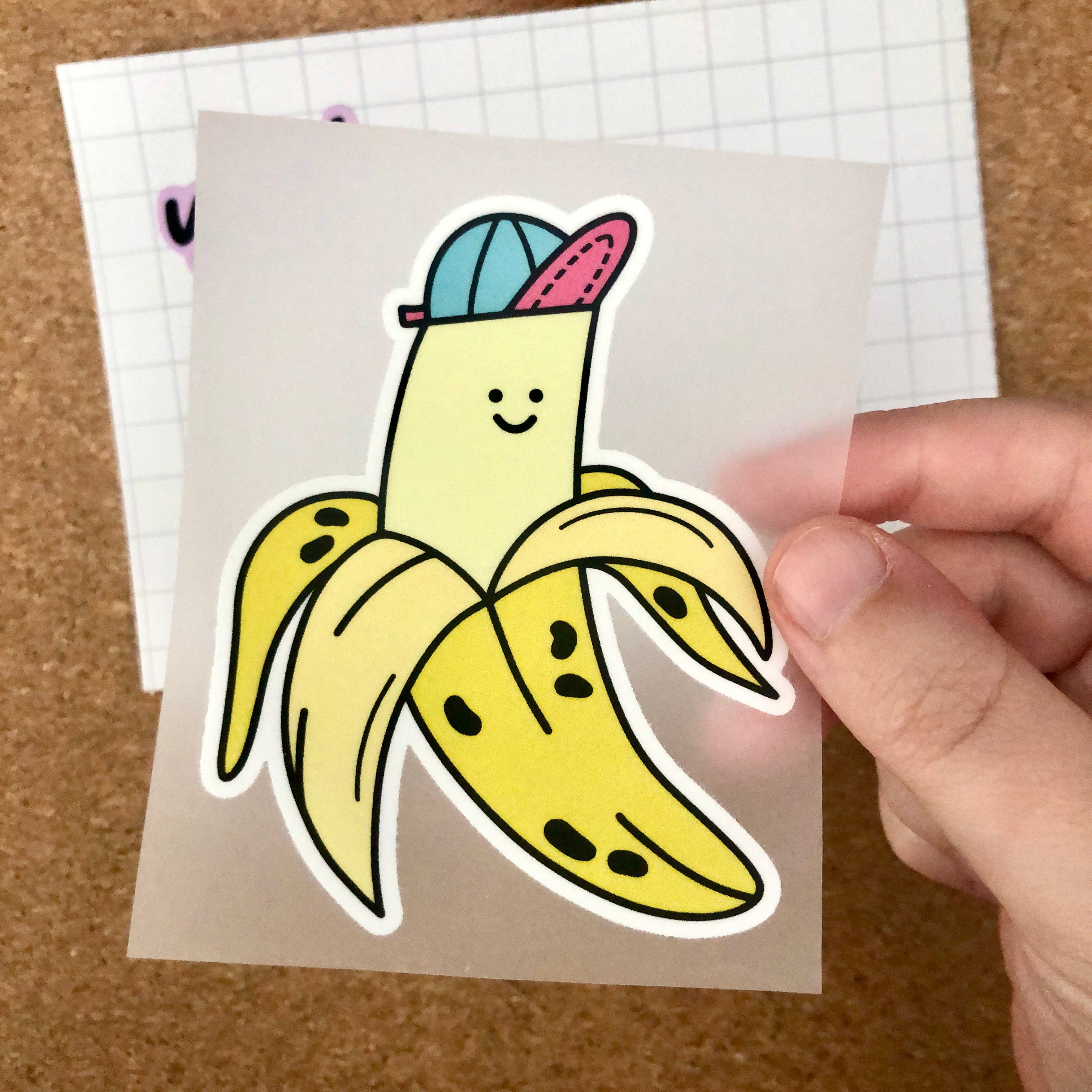 Bügelbild „Banane“