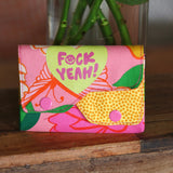 Iron-on patch “F🙂ck yeah!” Heart x color mix